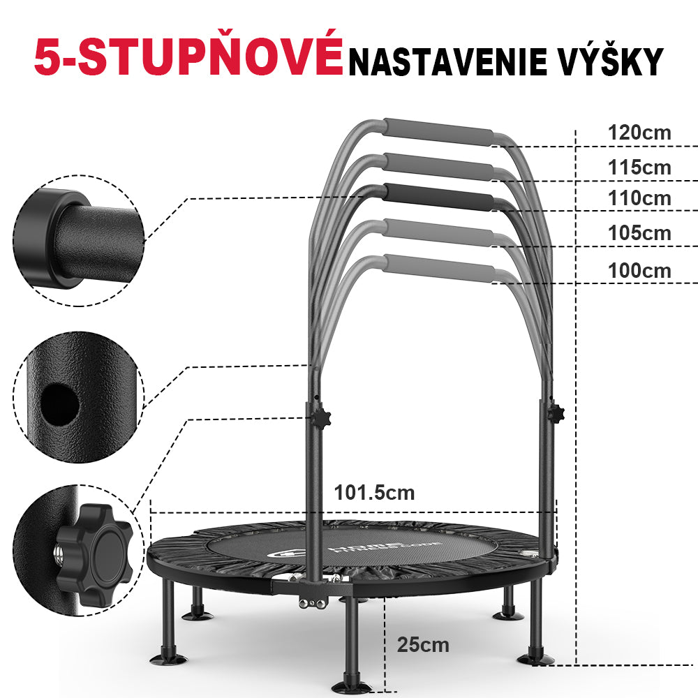 40-Palcová Skladacia Trampolína