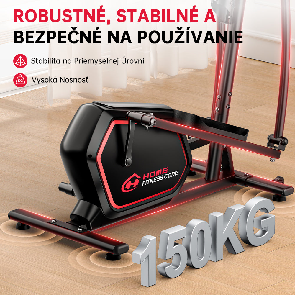 Eliptický Trenažér E200, 16-Stupňový Magnetický Odpor