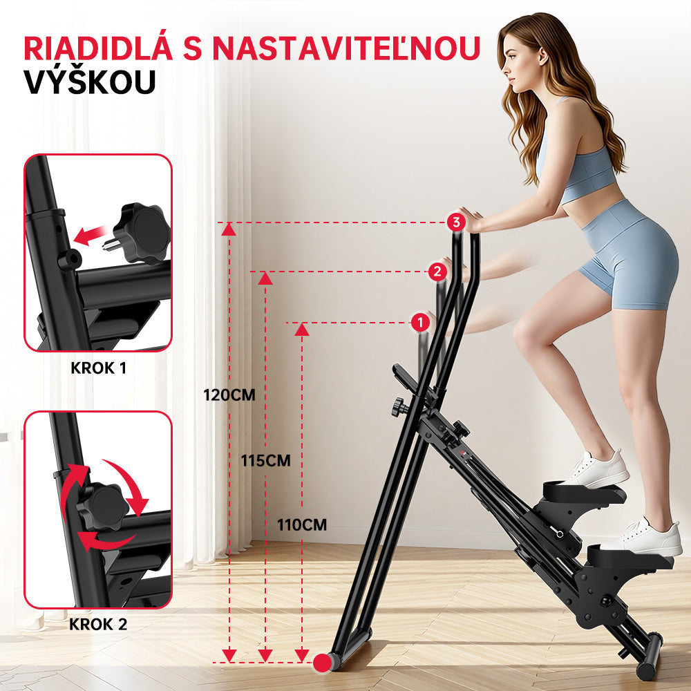 Skladací Vertikálny Schodový Trenažér