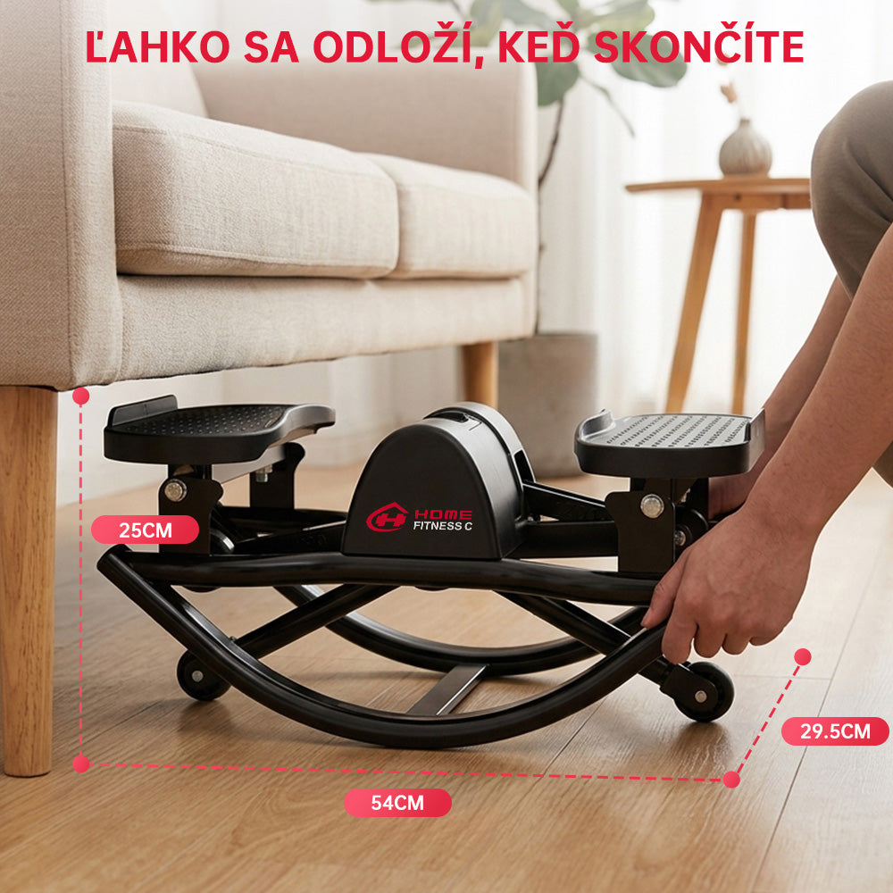 Hojdací Stepper, Odporovými Pásmi a Protišmykovou Podložkou