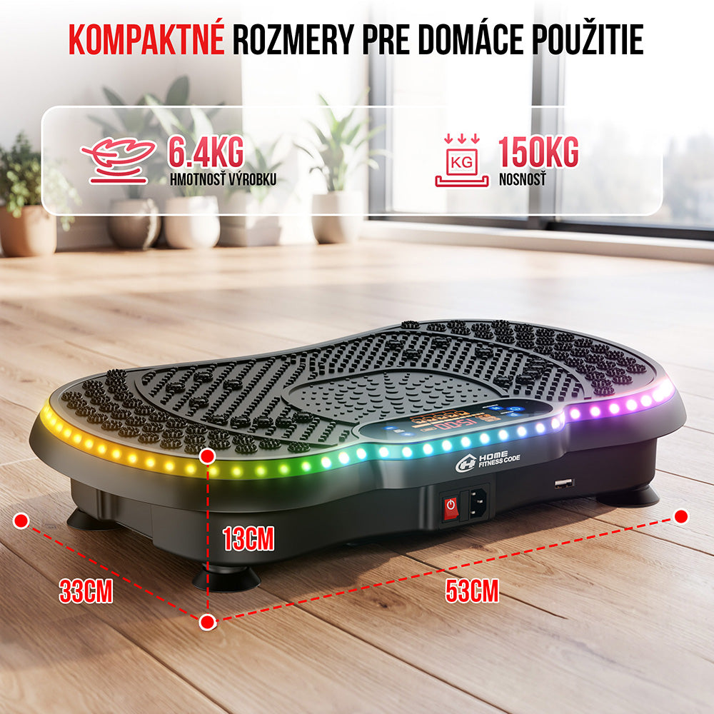 Vibračná Doska C1 s LED Osvetlením