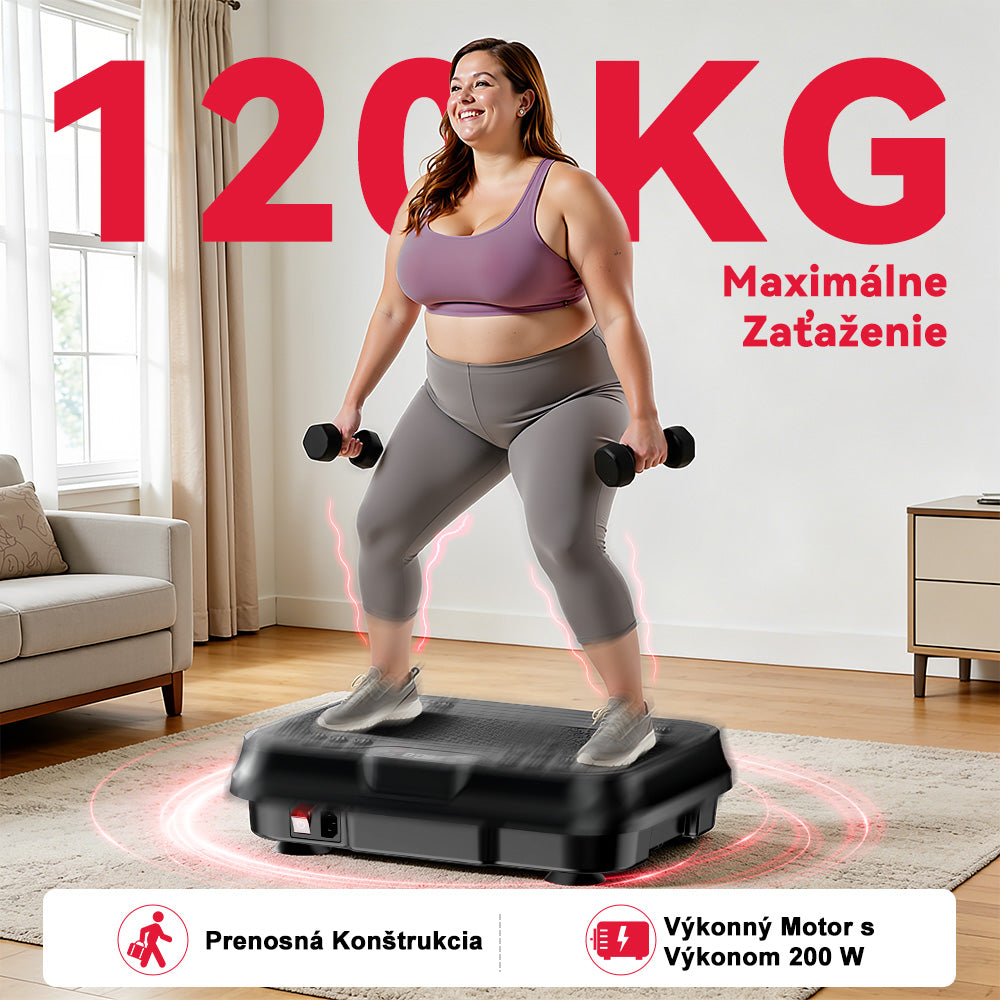 Vibračná Doska F1, 250 Úrovní Intenzity