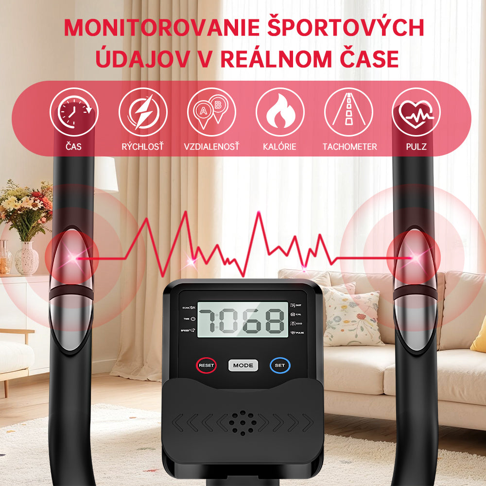 Eliptický Trenažér E200, 16-Stupňový Magnetický Odpor