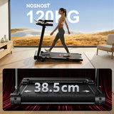 Skladací Bežecký Pás Q5 s Nastaviteľným Sklonom, Bezkefovým Motorom, Rýchlosť 1–12 km/h