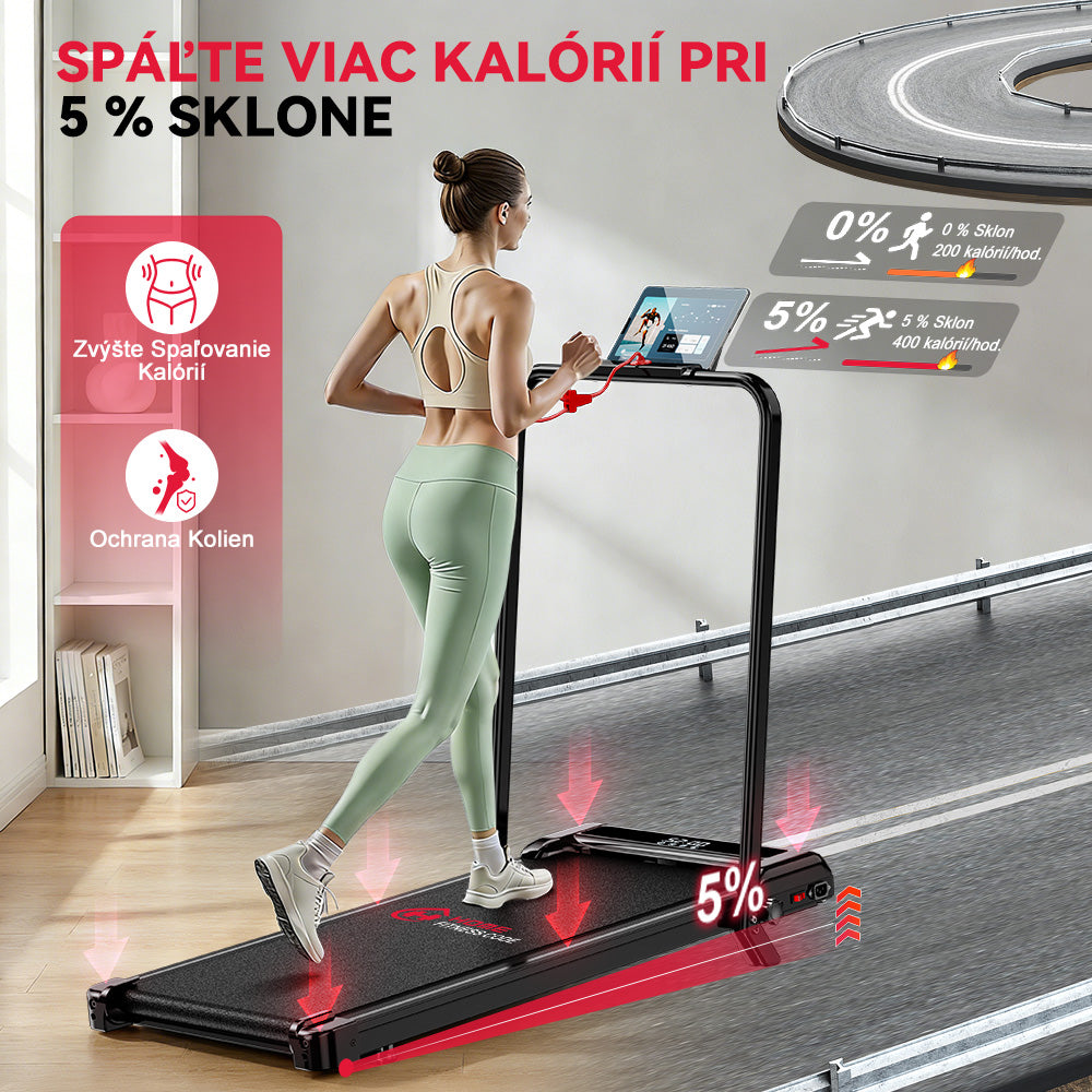 Bežecký Pás Z3 s Bezkefkovým Motorom, Rýchlosť 1–6 km/h, Manuálny Sklon 5 %