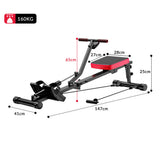 Hydraulický Veslovací Trenažér, 12 Úrovní Odporu