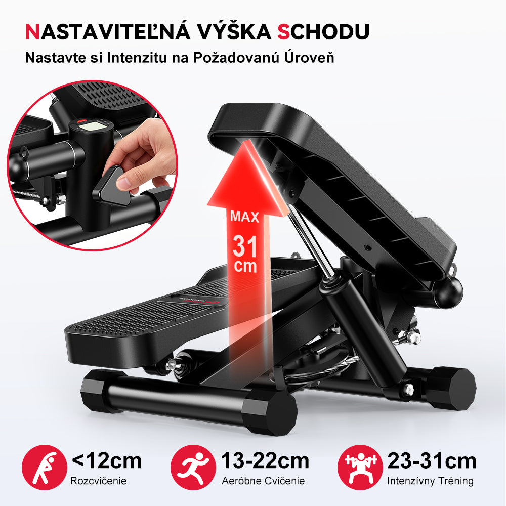 Mini Hydraulický Stepper s Odporovými Pásmi