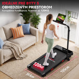 Skladací Behací Pás Q2 Pro s Manuálny Sklon 5 %, Rýchlosť 1–10 km/h (Nová Verzia)