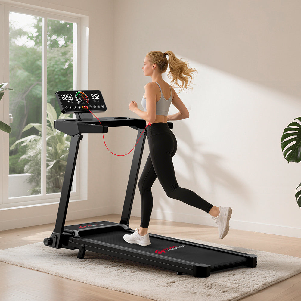 Skladací Bežecký Pás Q8, Rýchlosť 1–12 km/h, Manuálny Sklon 5 %