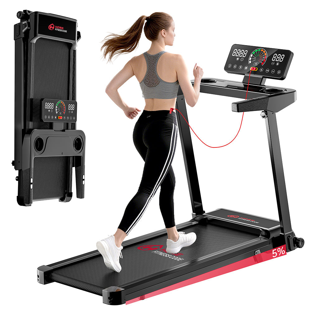Skladací Bežecký Pás Q8, Rýchlosť 1–12 km/h, Manuálny Sklon 5 %